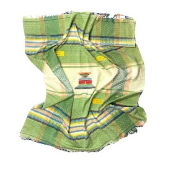 Vintage Antique Guatamalen Woven Blanket Quilt htf - Picture 1 of 7